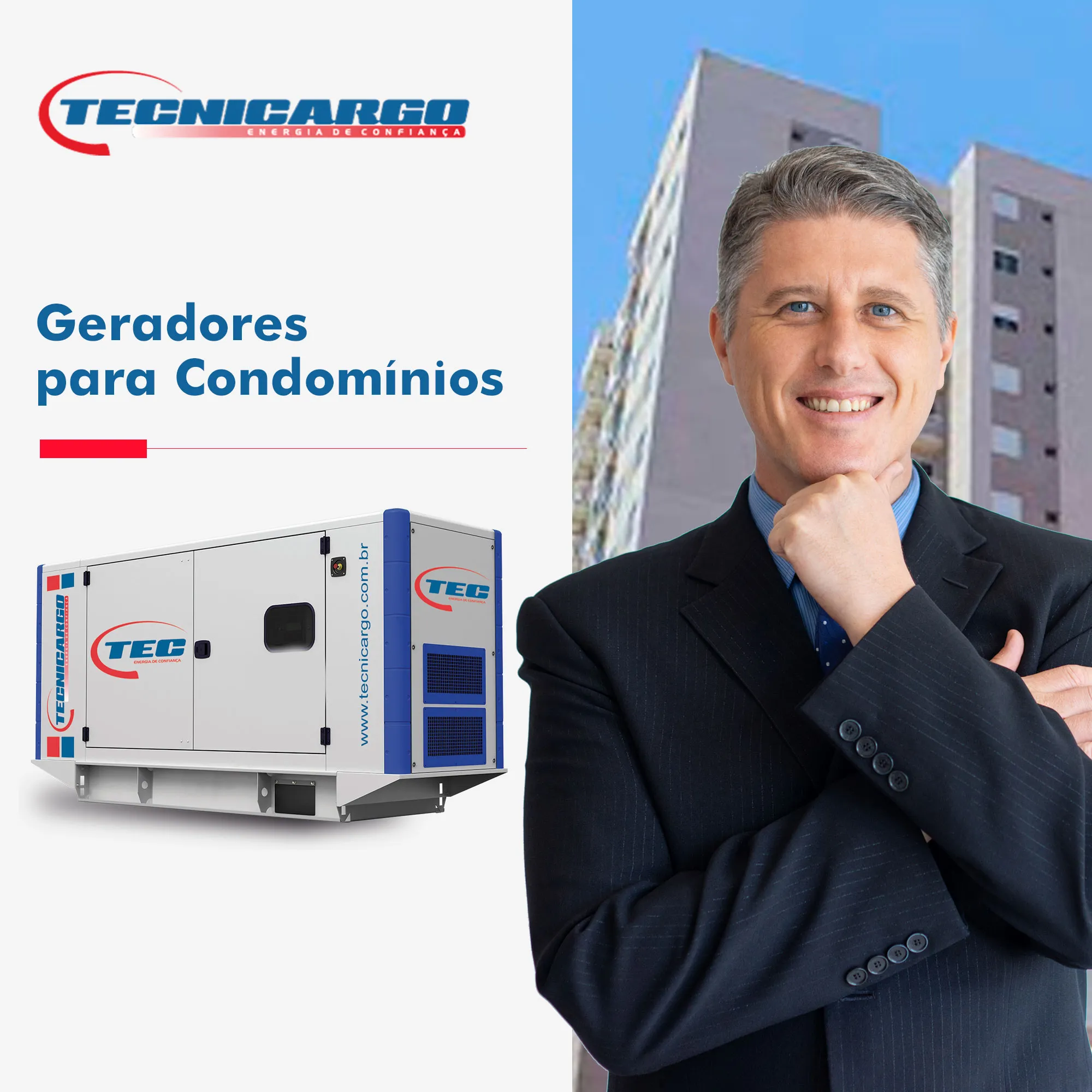 Geradores para Condomínios